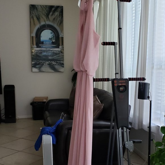 POMPAUS  Girly  women's Maxi Dress . - Picture 11 of 16